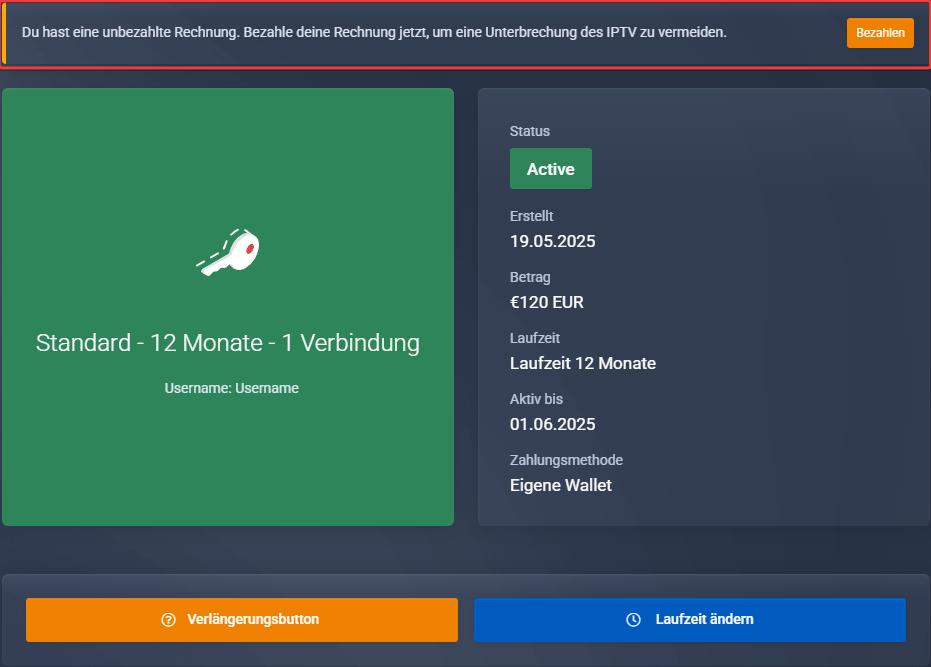 Offene Rechnung