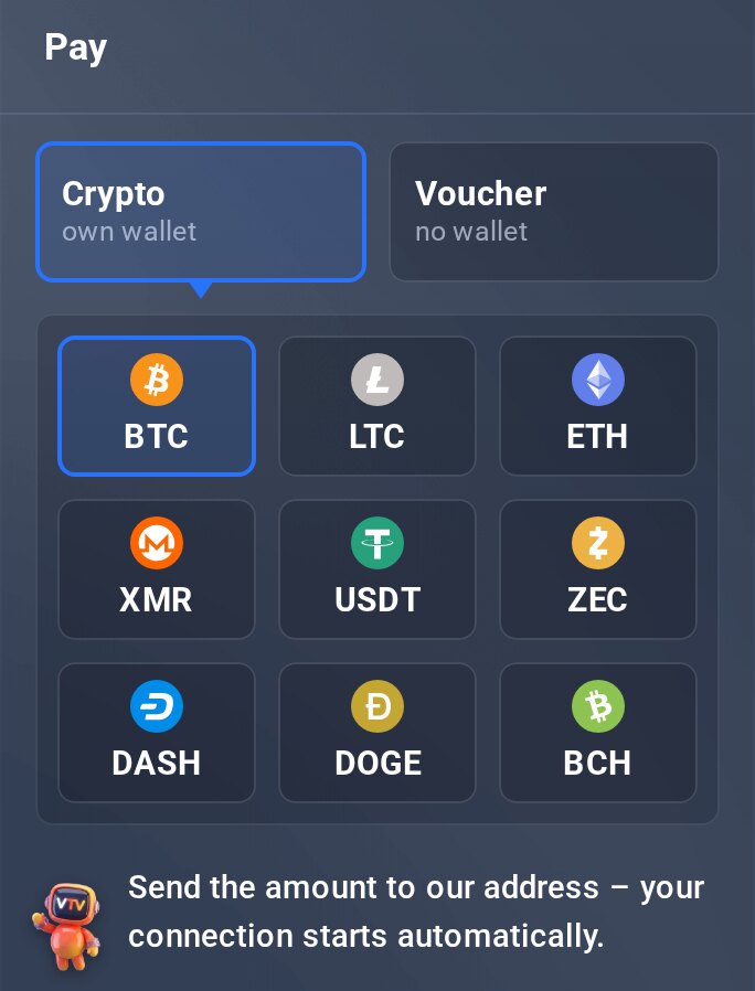 Invoice with the tiles for the payment way and the coins